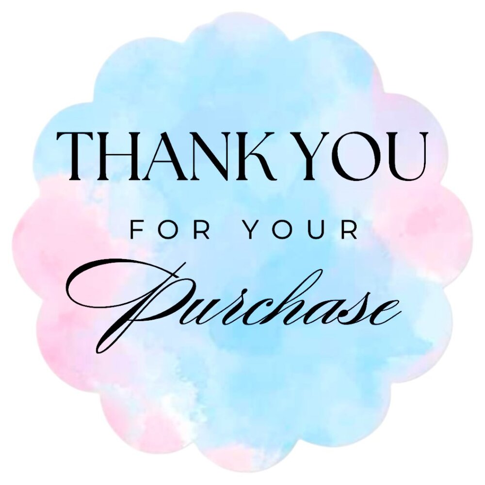 Thank you for your purchase Stickers Small Business Packaging labels 2" - Picture 2 of 2